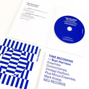 Bryn Harrison - Time Becoming - CD inside